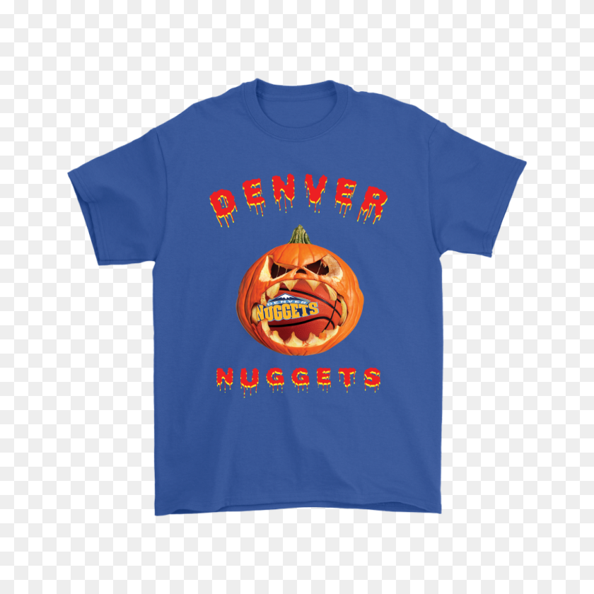 1024x1024 Nba Halloween Pumpkin Denver Nuggets Basketball Nba Shirts - Denver Nuggets Logo PNG