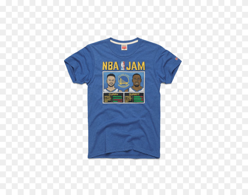 600x600 De La Nba Jam Warriors Curry Y Durant Golden State Jugadores De La Camiseta - Kevin Durant Png Warriors