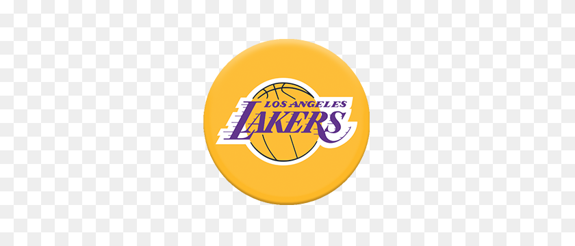 300x300 Nba Lakers Logotipo De Popsockets Agarre - Lakers Png