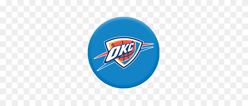 300x300 Nba Oklahoma City Thunder Popsockets Agarre - Okc Thunder Logo Png