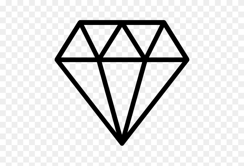 512x512 Diamante De Contorno De Prueba De Nc, Prueba, Icono De Tubos Con Png Y Vector - Contorno De Diamante Png