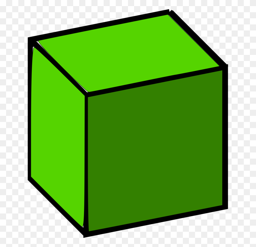 658x750 Куб Неккера Геометрия Трехмерное Пространство Геометрическая Форма Свободная - Прямоугольная Призма Клипарт