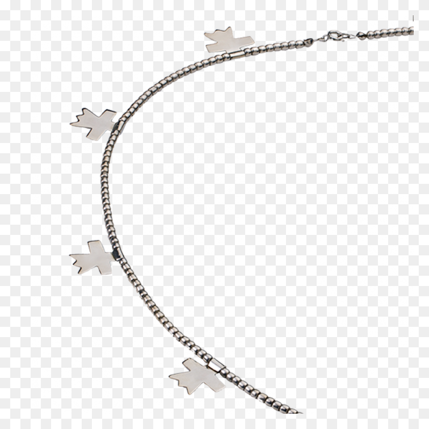 1024x1024 Семейное Ожерелье, Индейские Ювелирные Изделия Из Мапуче Из Стерлингового Серебра - Серебряная Цепочка В Png