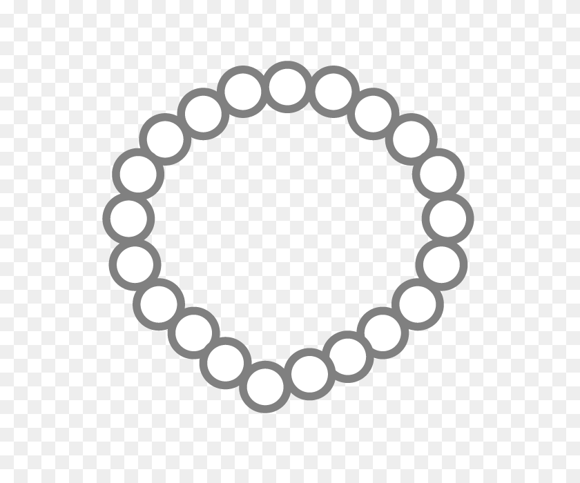 640x640 Collar De Perlas Icono De Material De Ilustración Gratis Descarga Gratuita - Collar De Perlas De Imágenes Prediseñadas