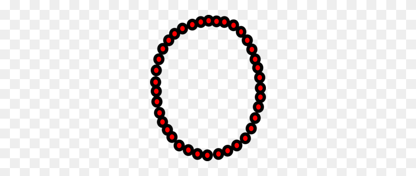 234x296 Necklace Red Beads Clip Art - String Of Pearls Clipart