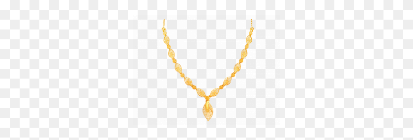 300x225 Necklaces - Gold Leaf PNG