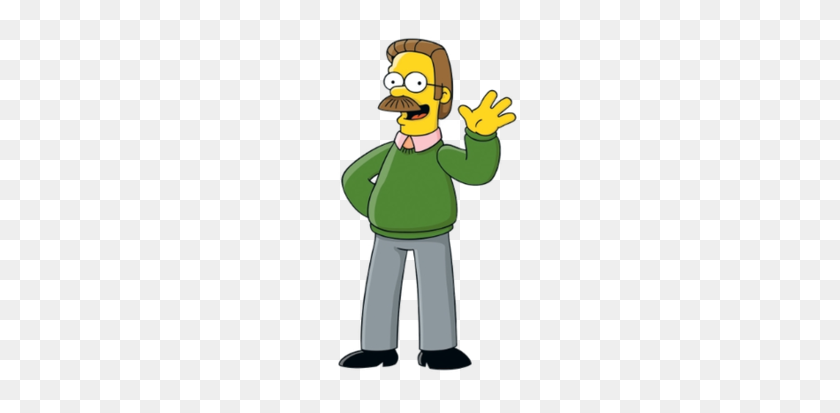 220x353 Ned Flanders - Person Saying No Clipart