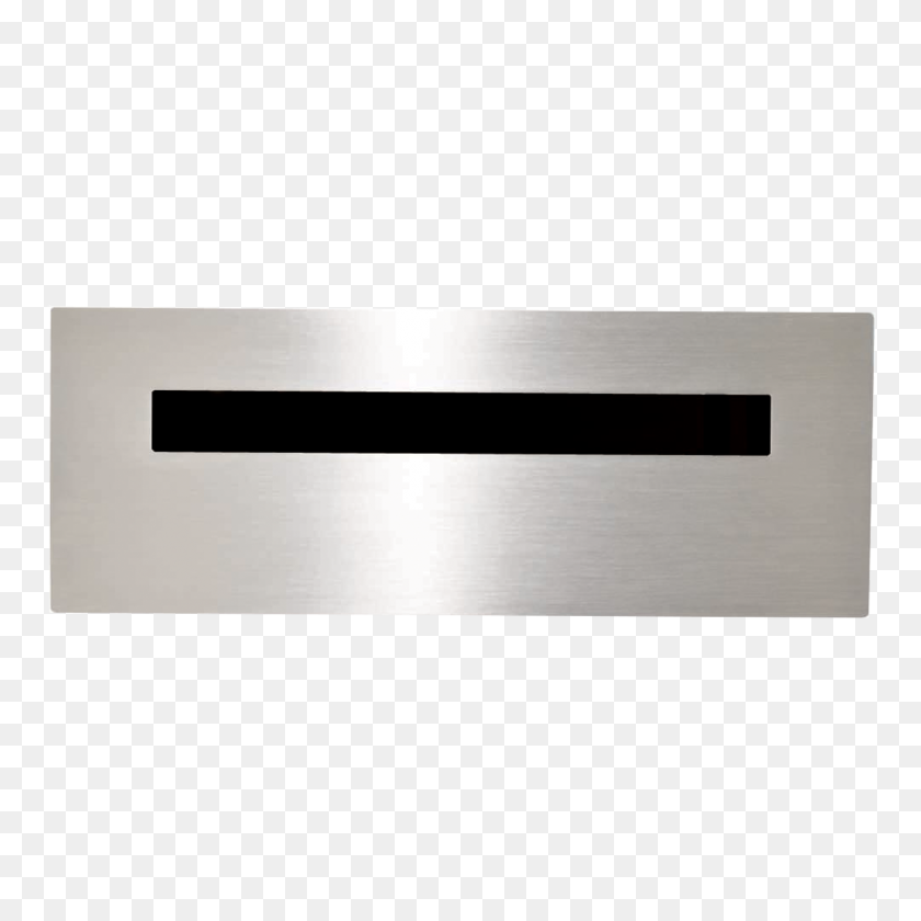 1500x1500 Ned Kelly Slimline Integrated Letterbox - Letterbox PNG