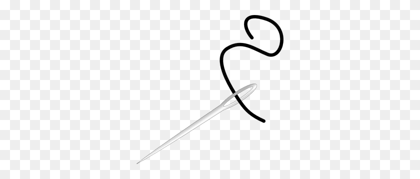 294x298 Needle And String Png, Clip Art For Web - Clipart Dagger