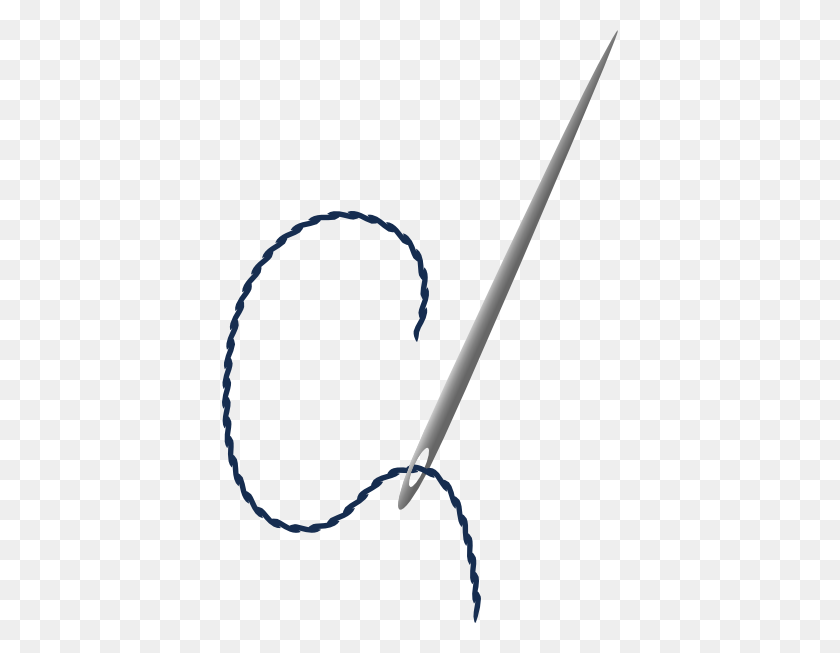 396x593 Needle And Thread Clip Art - Needle And Thread Clipart