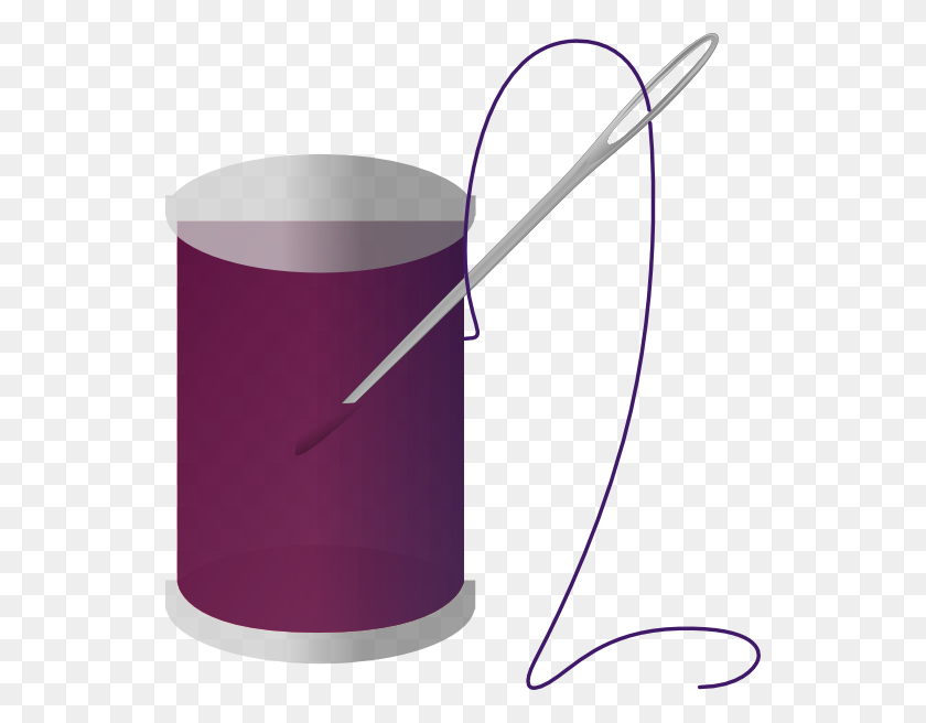 540x596 Needle And Thread Clipart - Needle And Thread Clipart