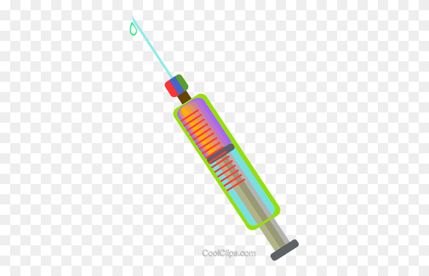 331x480 Needle, Syringe Royalty Free Vector Clip Art Illustration - Syringe Clipart