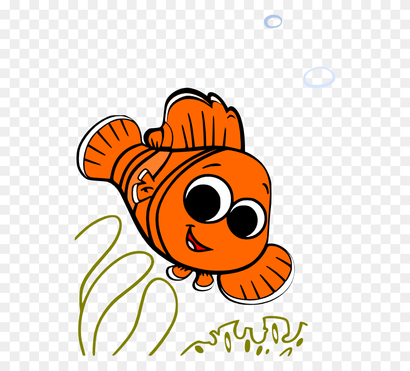534x700 Nemo Clip Art - Outfit Clipart