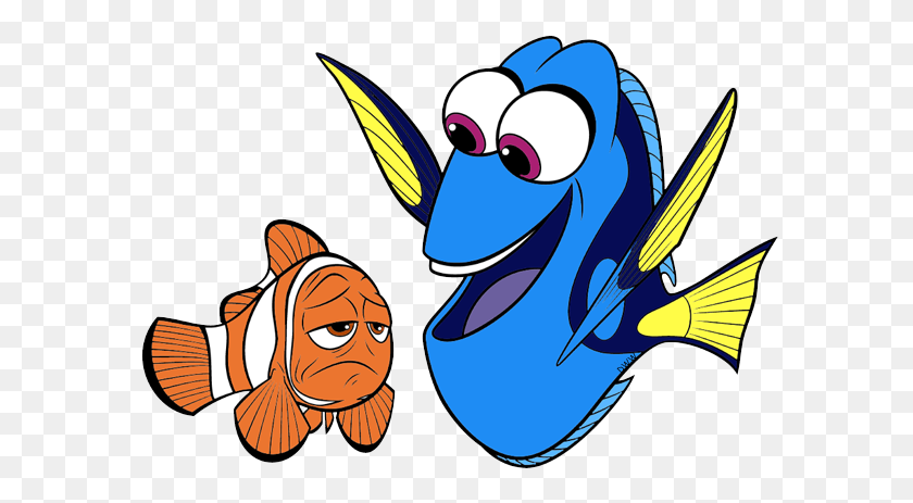 600x403 Nemo Marlin Cliparts Descarga Gratuita Clipart - Baby Dory Clipart