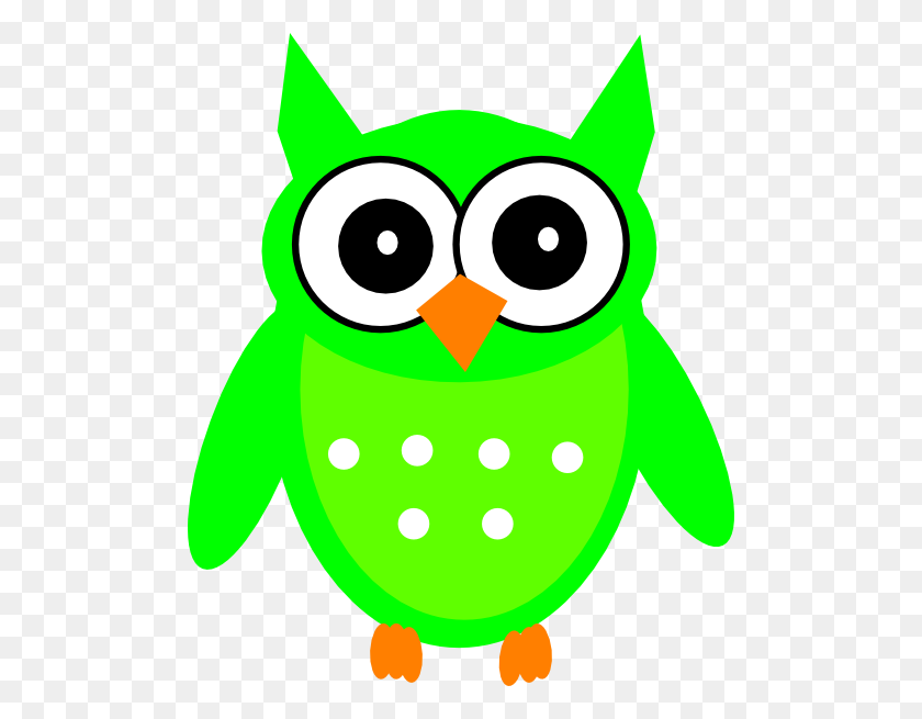 498x595 Neon Clipart Owl - Free Owl Clipart