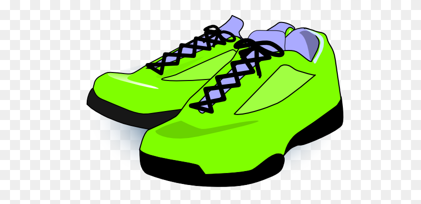 600x348 Zapatos De Tenis De Color Verde Neón Png Cliparts Para Web - Zapatillas De Deporte Png
