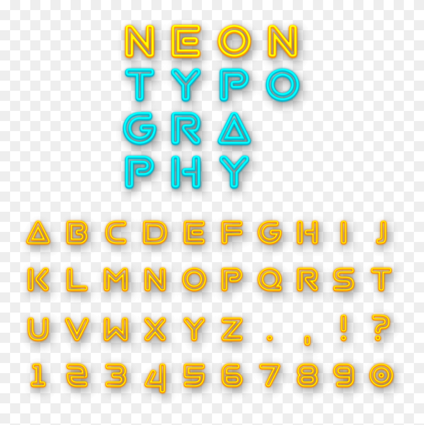 1000x1005 Neon Png Text - Neon Line PNG