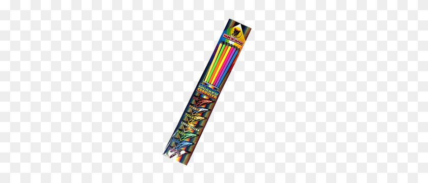 300x300 Neon Rainbow Sparkler Sparklers Winco Fireworks - Sparklers PNG