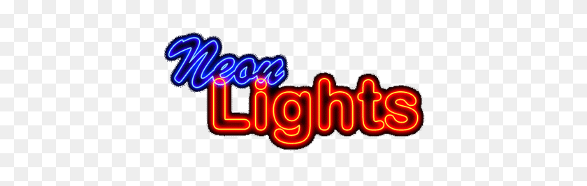400x207 Neon Sign Png Transparent Neon Sign Images - Neon Light PNG