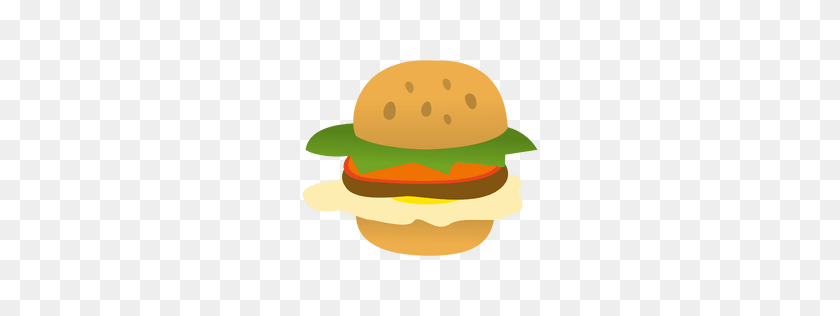 256x256 Neon Yellow Burger Icon - Burger PNG
