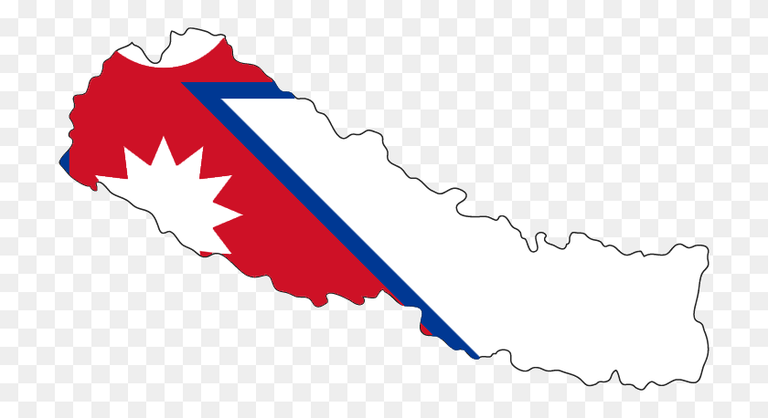712x398 Nepal Bandera Del País De La Bandera Del País Mapas En La Bandera - Bandera De Nepal Png