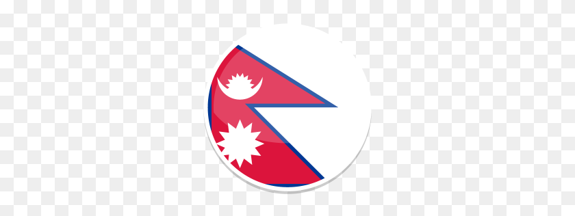 256x256 Nepal Icono De Myiconfinder - Bandera De Nepal Png