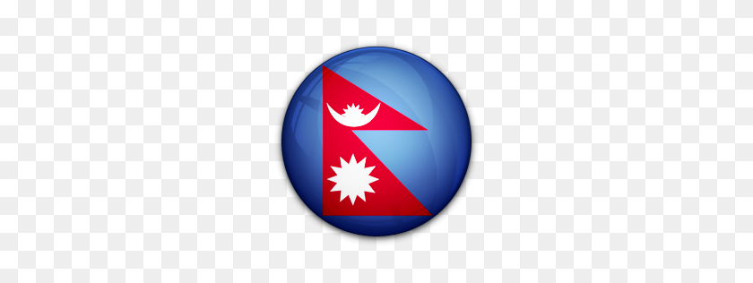 256x256 Непал, Значок Флага - Флаг Непала Png