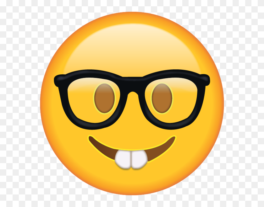 600x600 Nerd Emoji - PNG Emojis