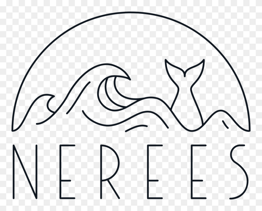 1010x800 Nerees Fins - Mermaid Black And White Clipart