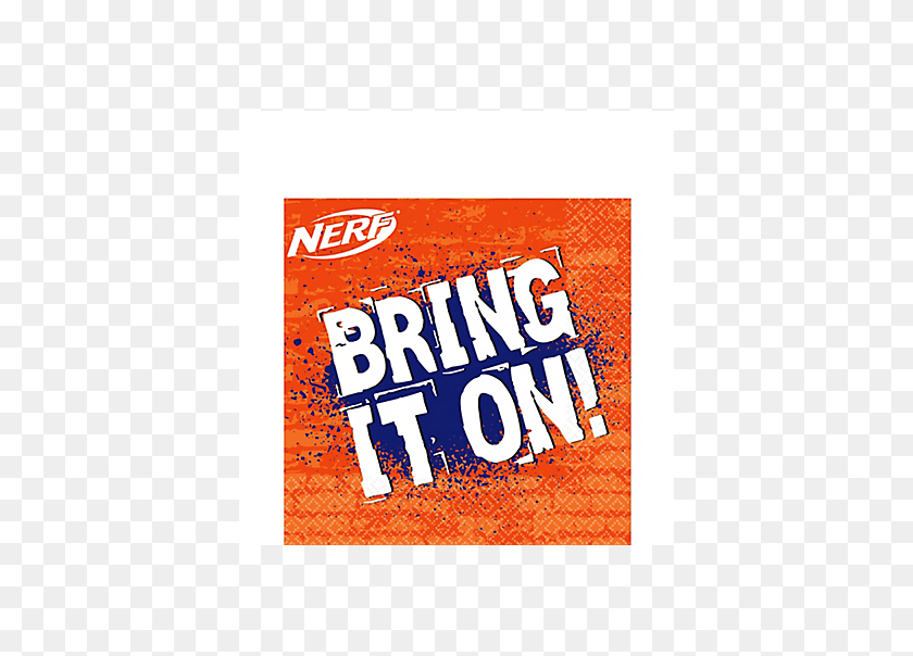 400x544 Nerf Large Party Napkins - Nerf PNG