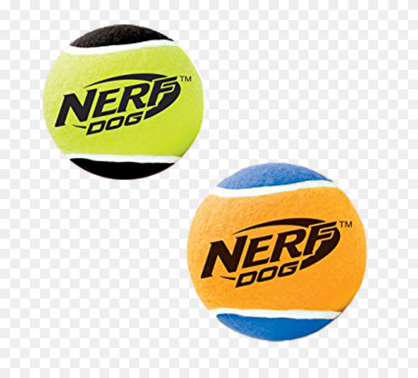 700x700 Nerf Large Squeaker Pelotas De Tenis, Paquete, Los Colores Pueden Variar - Nerf Png
