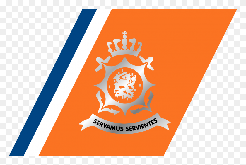 2000x1290 Netherlands Coast Guard Racing Stripe - Coast Guard Logo PNG