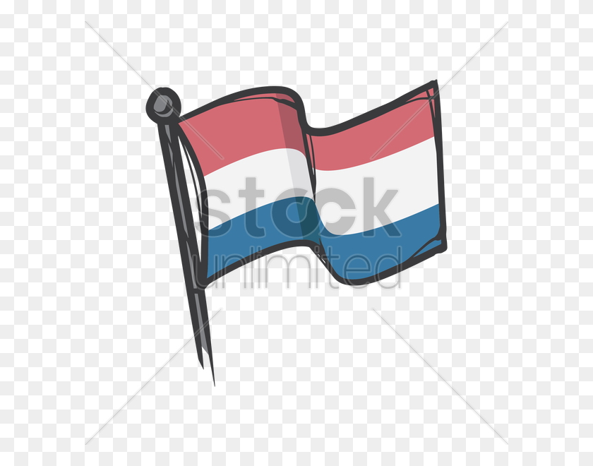 600x600 Векторное Изображение Флага Нидерландов - Нидерланды Клипарт