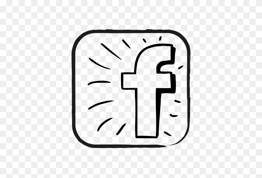 512x512 Сеть, Fb, Facebook, Интернет, Подключение, Социальные Сети, Значок Маркетинга - Значок Facebook Белый Png