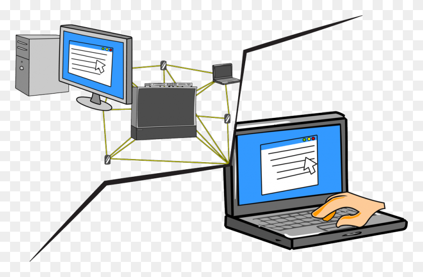 1000x629 Networking Clipart Computer Network - Computer Network Clipart