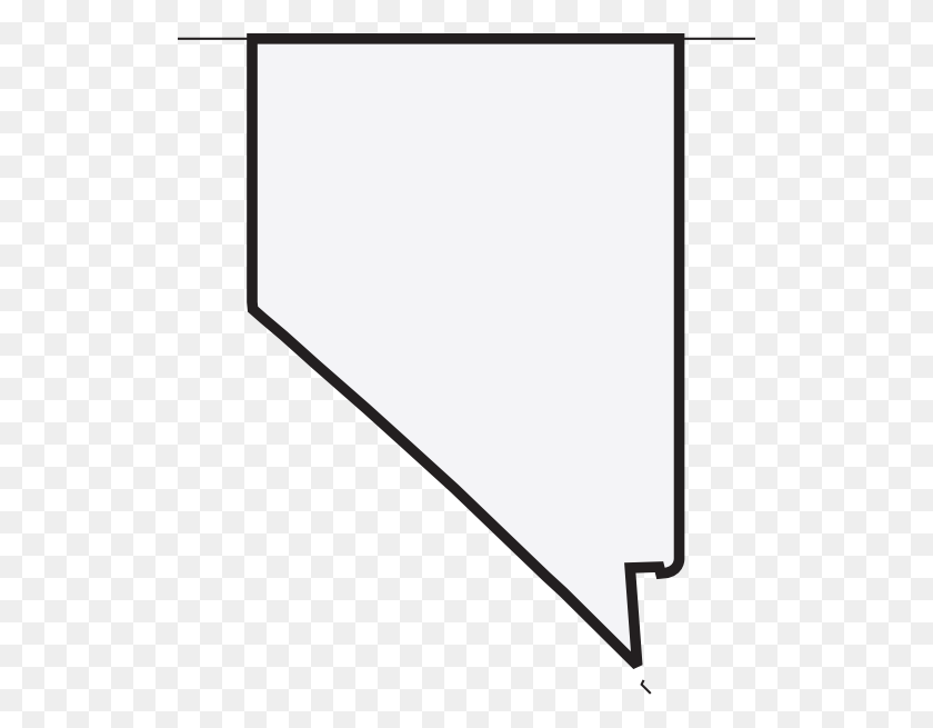 522x595 Nevada, Us State, White Clip Art - Nevada Clipart