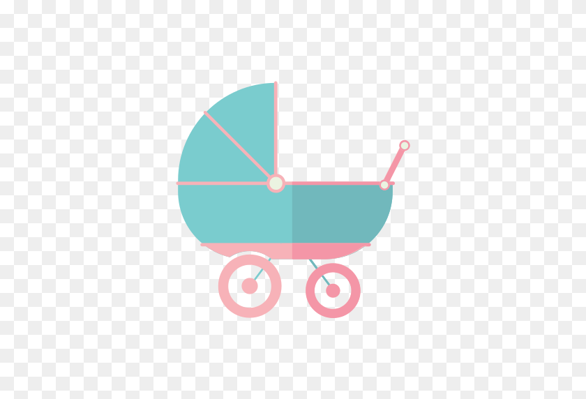 512x512 Vector De Imágenes Prediseñadas De Bebé Recién Nacido Niña Y Bebé Niño Nuevo - Trolley Clipart
