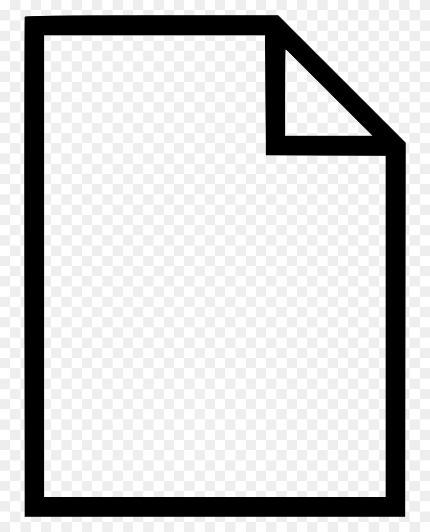 746x980 New Document Office Paper Word Png Icon Free Download - Paper Rip PNG