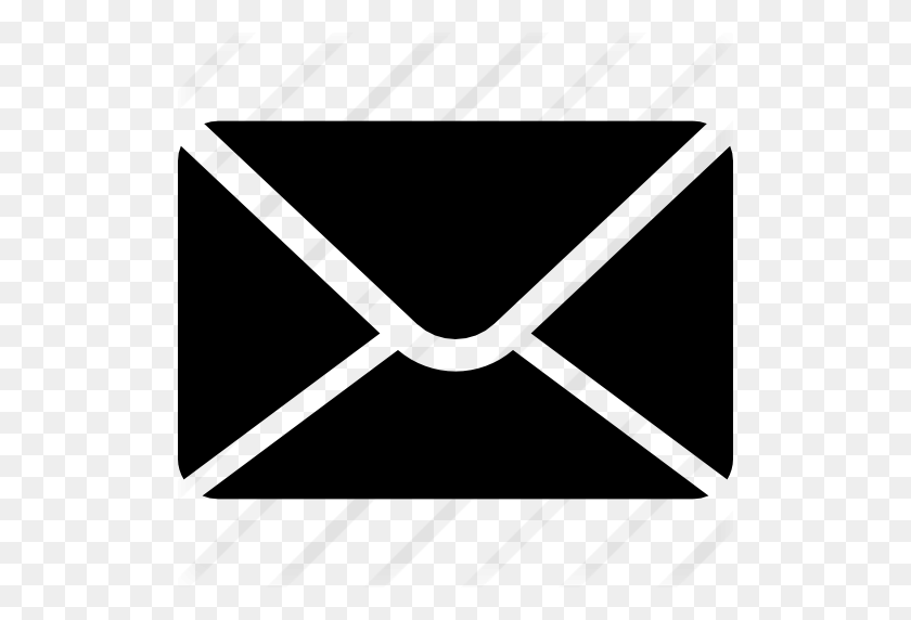 512x512 New Email Interface Symbol Of Black Closed Envelope - Email Icon PNG