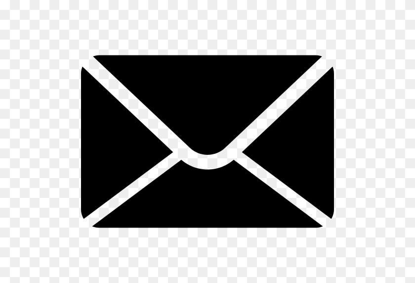 512x512 New Email Interface Symbol Of Black Closed Envelope Png Icon - Envelope PNG