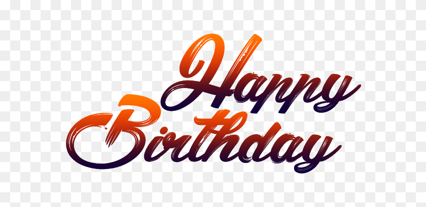 640x349 New Happy Birthday Png Fonts Free Download Png - Moet PNG