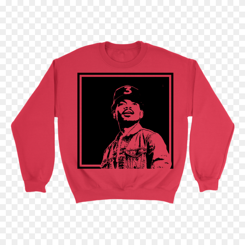 1024x1024 New Hip Hop Graphic Crewneck Featuring Chance The Rapper Loudstudio - Chance The Rapper PNG