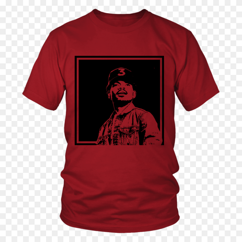 1024x1024 New Hip Hop Graphic T Shirt Featuring Chance The Rapper Loudstudio - Chance The Rapper PNG