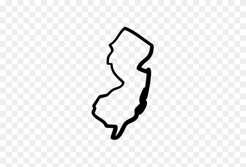 512x512 New Jersey Clip Art - State Clipart