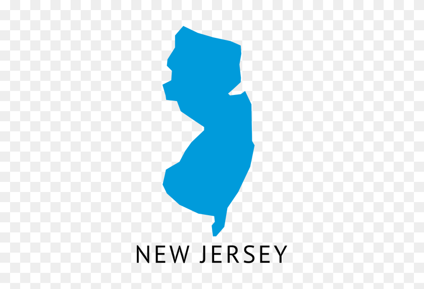 512x512 New Jersey State Plain Map - New Jersey PNG