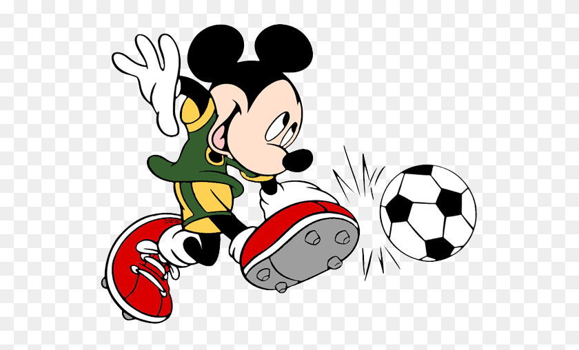 550x448 New Mickey Mouse Mickey Mouse Mickey - Soccer PNG