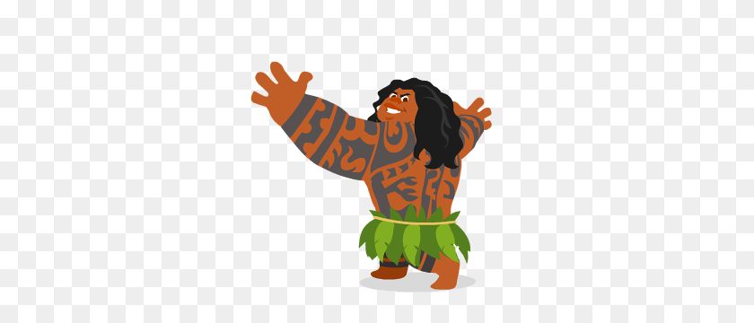 300x300 New Mobile Experiences Out Today For Disney's Moana! - Moana Maui PNG