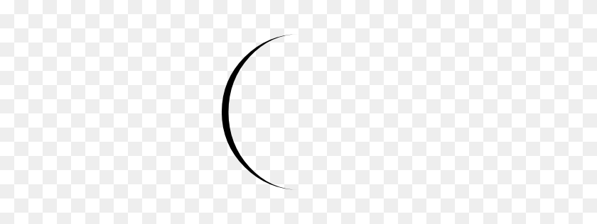 256x256 New Moon Phase Symbol Pngicoicns Free Icon Download - Moon Phases PNG