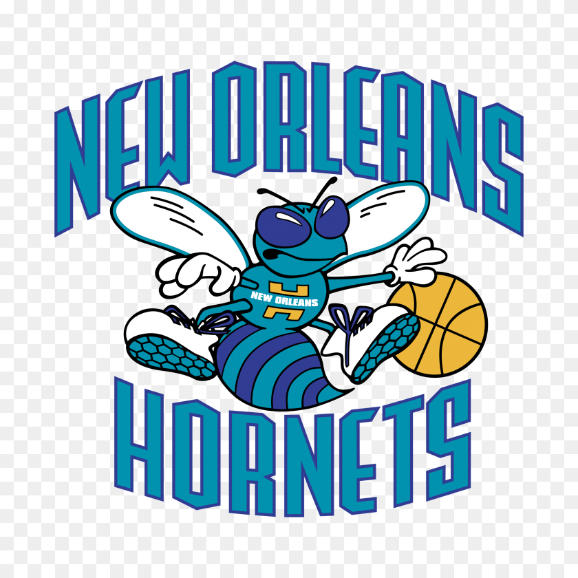 2400x2400 New Orleans Hornets Logo Png Transparent Vector - Hornets Logo PNG