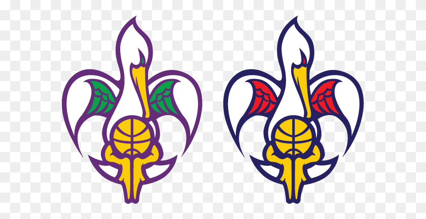 597x372 Pelícanos De Nueva Orleans! - Logotipo De Pelicans Png